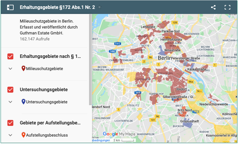 Milieuschutz: Drei neue Aufstellungsbeschlüsse - Guthmann Estate